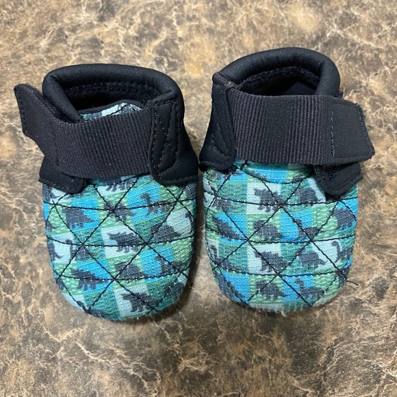 Teva Baby Walker Shoes - Blue and Black Dinosaur Print - Picture 1 of 2